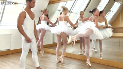 Horny ballerinas are getting fucked by their coach