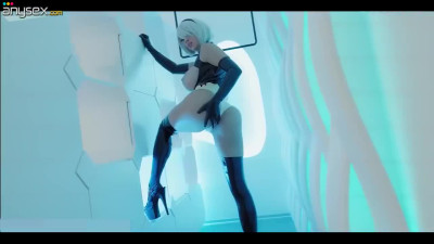 Rough fucking of Russian 2B Cosplay girl Octokuro