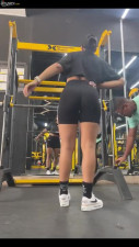 Hot amateur fuck after gym for teen latina with cumshot on big ass POV