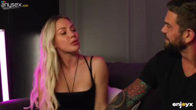 Tattooed bull knows how to satisfy every hot hole of this blonde slut.