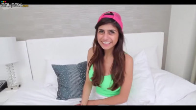 Mia Khalifa is proud to show her enormoues tits and her taming of BBC