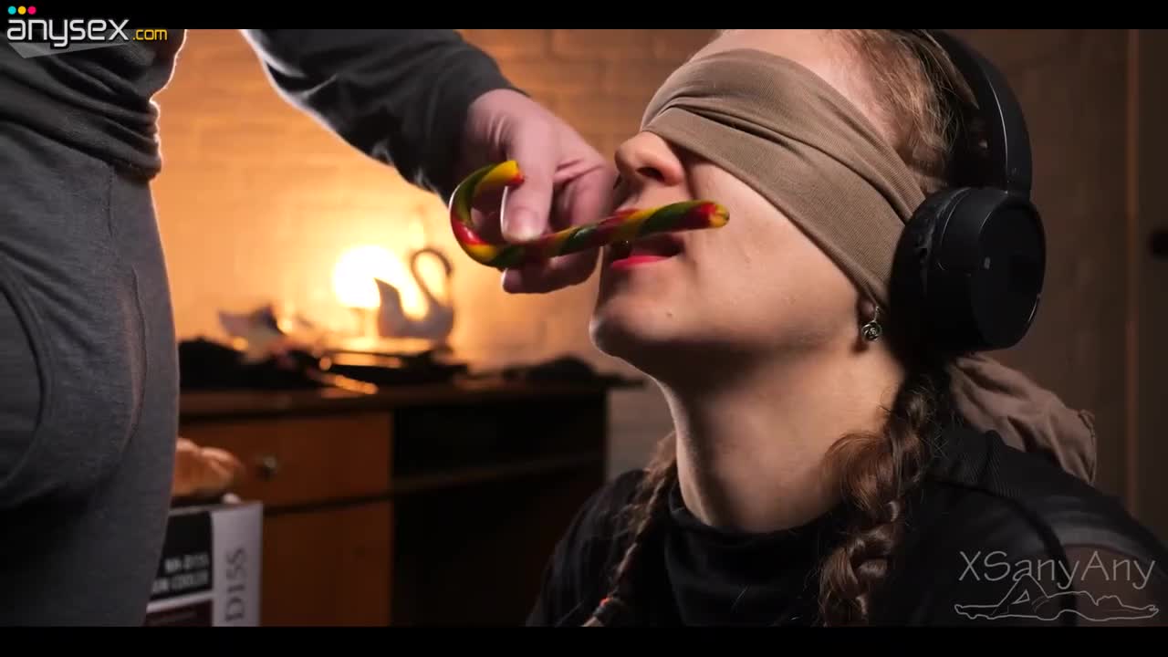 Blindfolded teen is playing in a game of test with her perv friend Free Porn Videos | ePornAny.