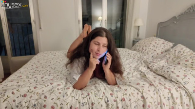 Young Stepmom Fucked While On The Phone With Her Hubby