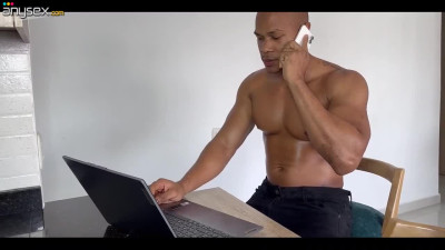 Astonishing curvy latina maid gets nailed by her muscular black stallion boss