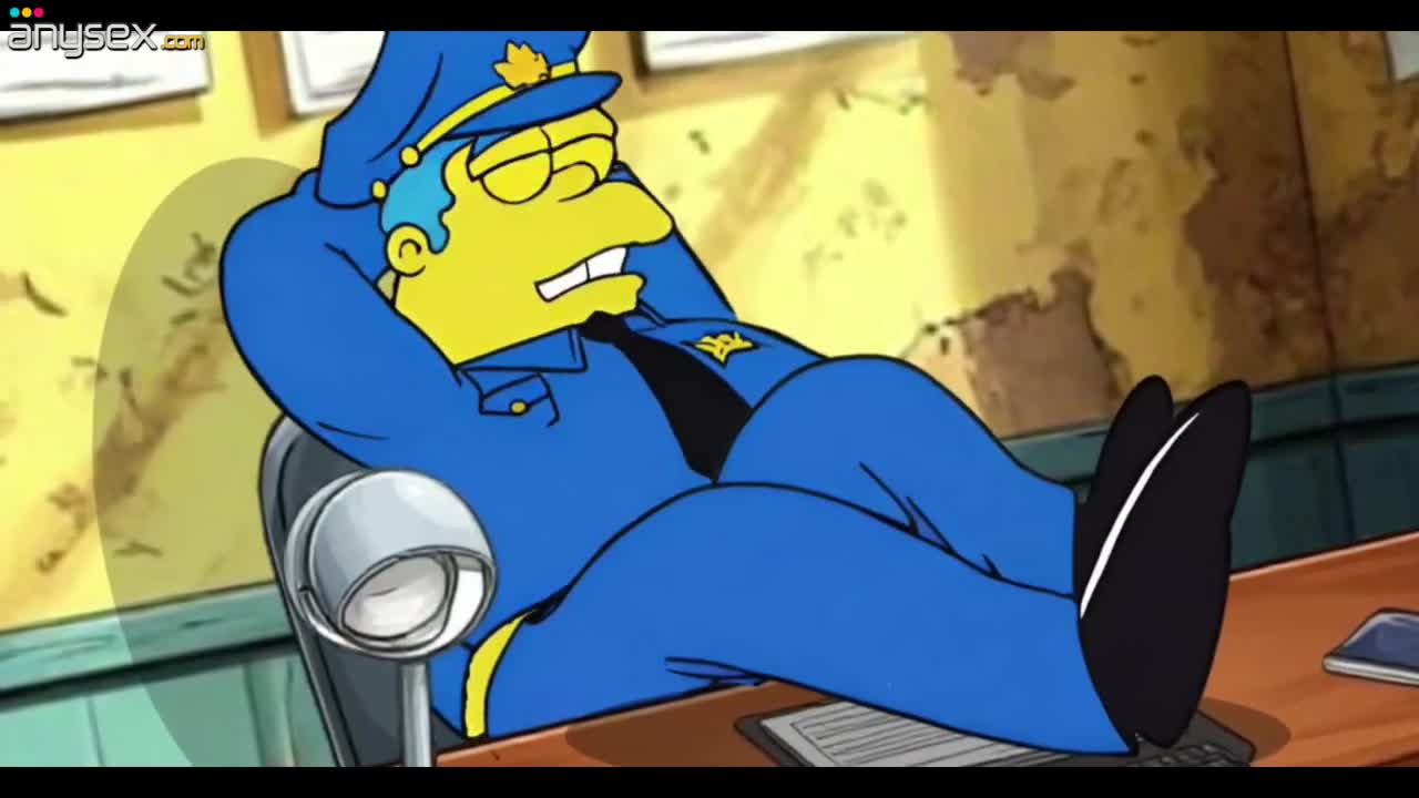 Corrupt police chief Wickham is making Marge work on his dick - Animation Free Porn Videos | ePornAny.