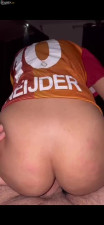 Fit Bubble-assed Gal Sucks All the Cum Out Of Her BF's Dick After Riding It